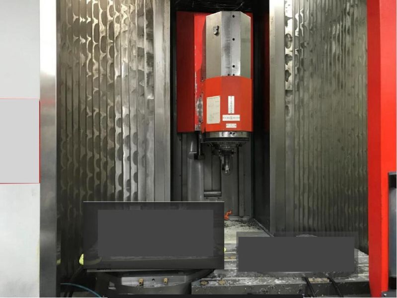 Hauptspindel 30 kW sowie Rundtisch des 5-Achs Bearbeitungszentrums MATEC 30 HV/K mit HEIDENHAIN iTNC 530, 5-Achsen