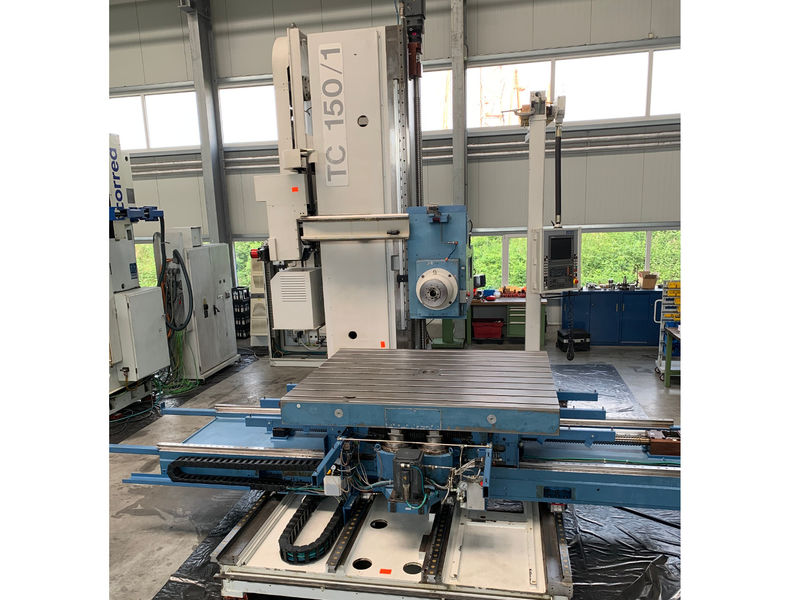 total view on horizontal Boring- and Milling Machine UNION TC 150 built 2007 with HEIDENHAIN iTNC 530 control