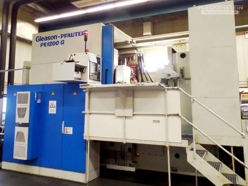 cnc-profile gear grinding machine gleason pfauter pe 1200 g with nominal workpiece diam. 1.200 mm total view