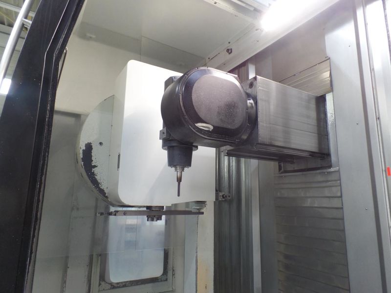 milling head on travelling column milling machine PARPAS SHARK One built 2016 with HEIDENHAIN iTNC 530 HSCI